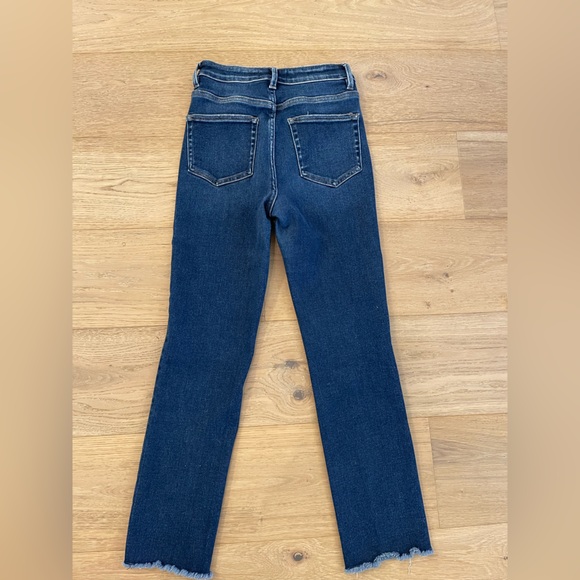 Vervet Dark Wash High Rise Straight Leg Ankle Jeans Size 26 - Picture 3 of 5